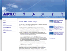 Tablet Screenshot of apac.at