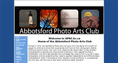 Desktop Screenshot of apac.bc.ca